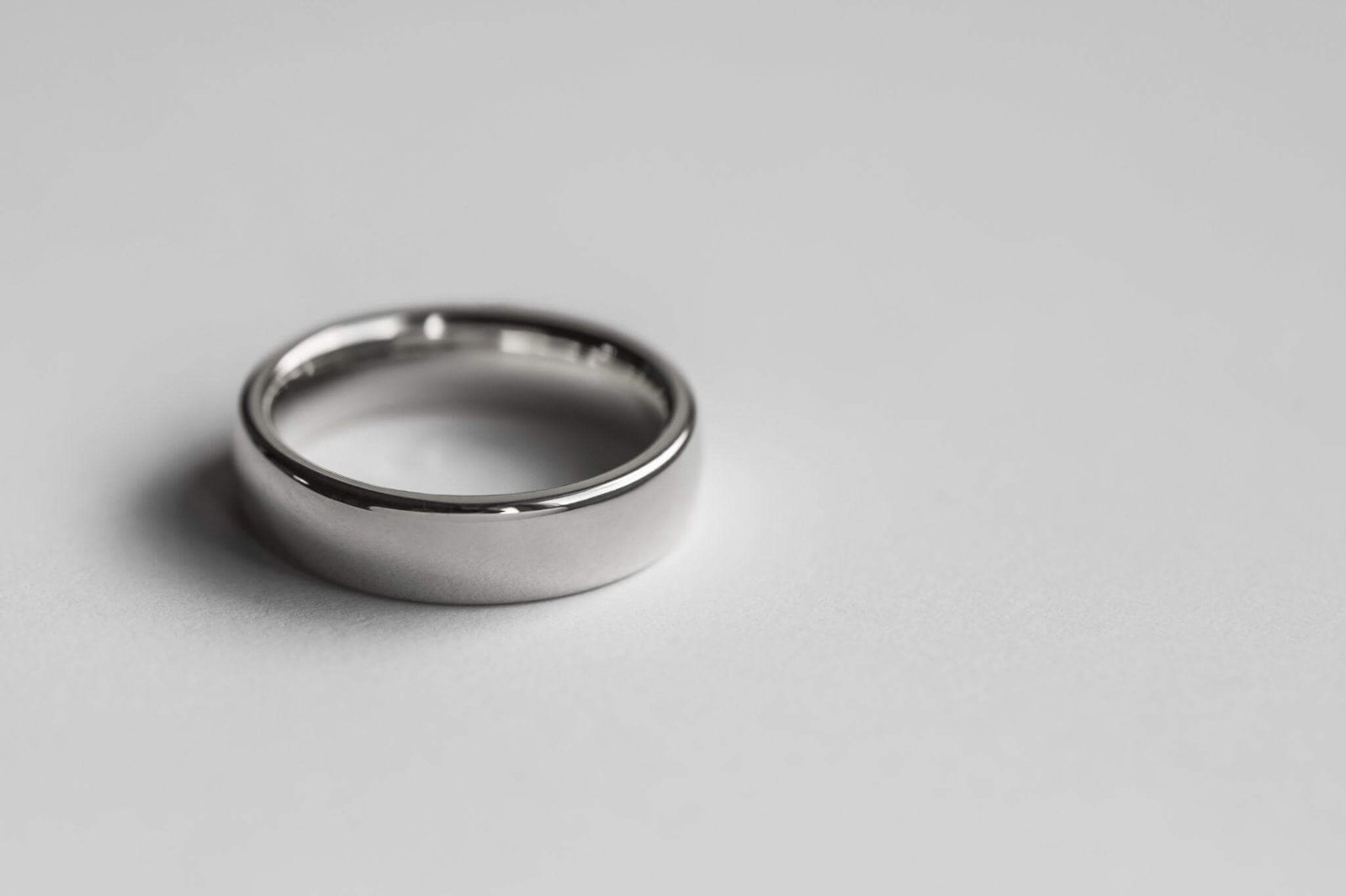 Titanium wedding ring