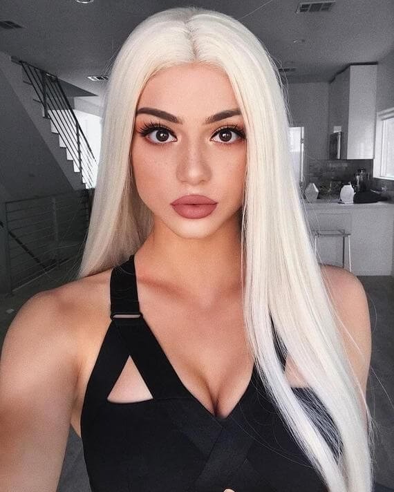 White Lace Front Wigs