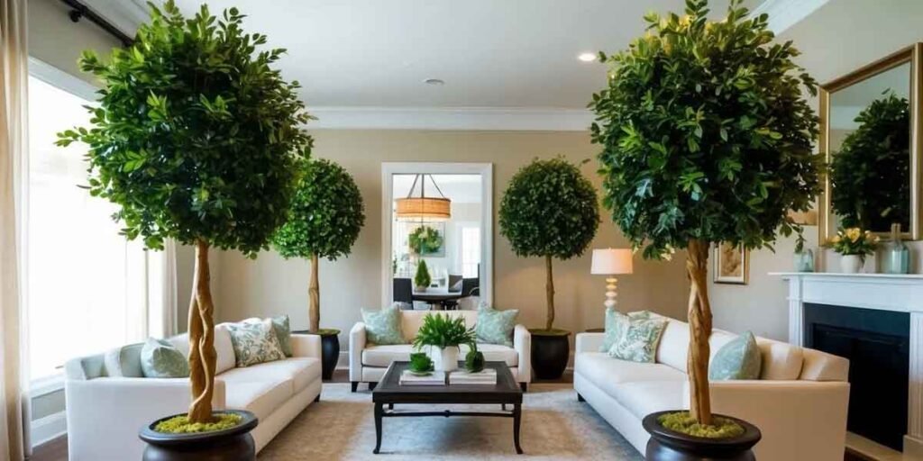 Transform Your Space With Realistic Faux Indoor Trees